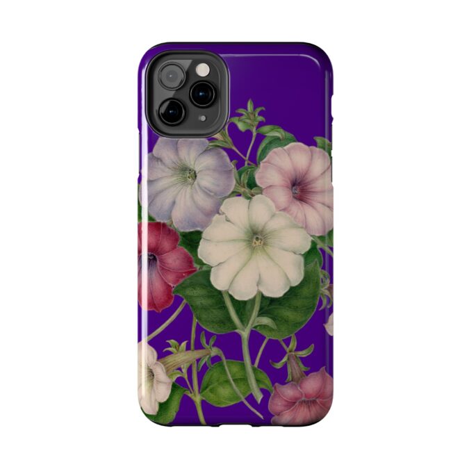Petunias Phone Case - Indigo - Image 10