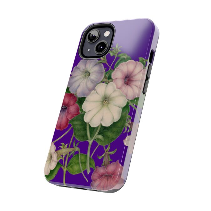 Petunias Phone Case - Indigo - Image 31