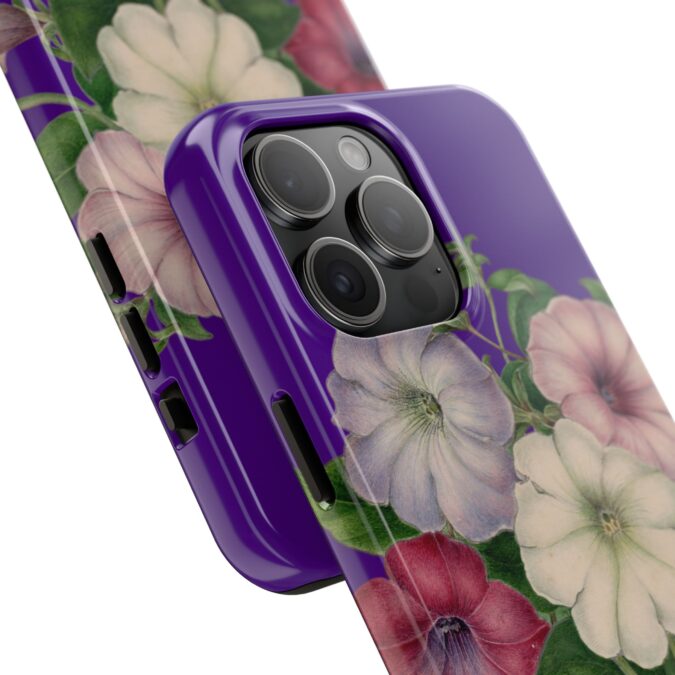Petunias Phone Case - Indigo - Image 66