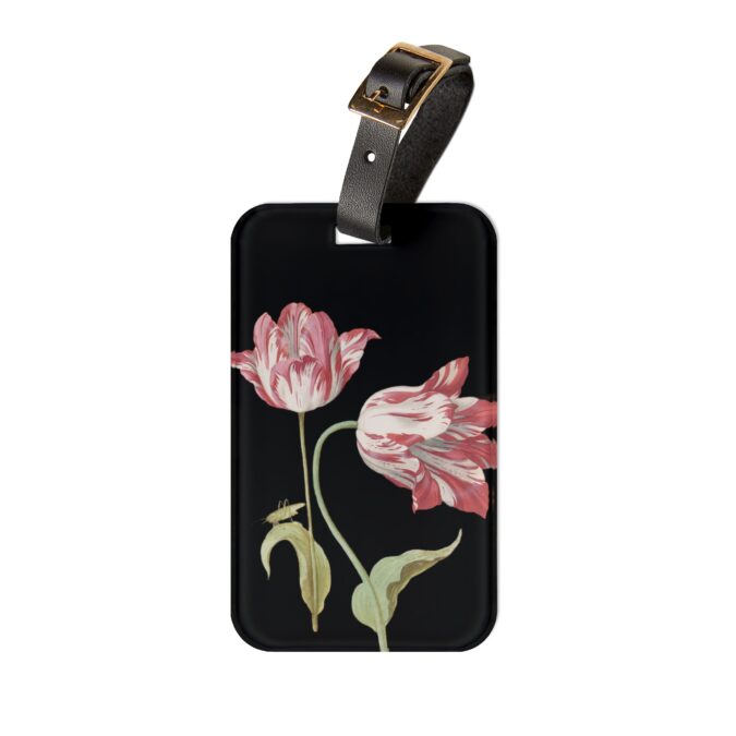 Two Tulips Luggage Tag