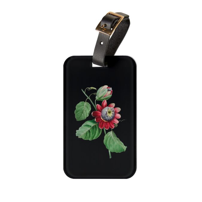 Passion Flower Luggage Tag