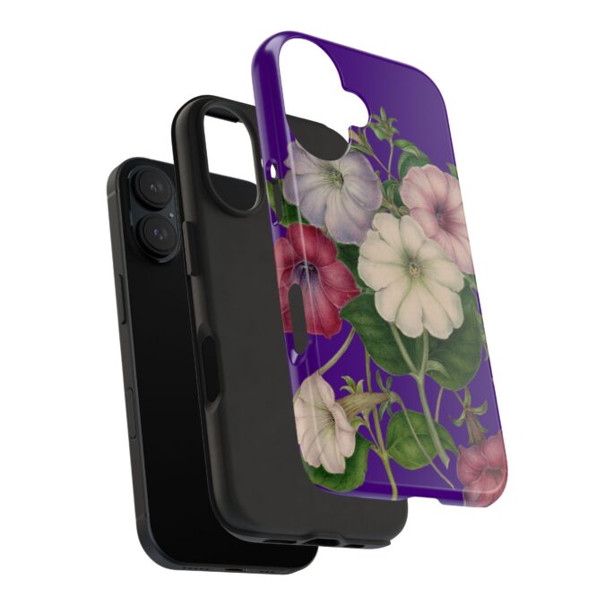 Petunias Phone Case - Indigo - Image 77