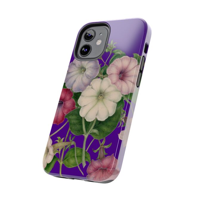 Petunias Phone Case - Indigo - Image 19