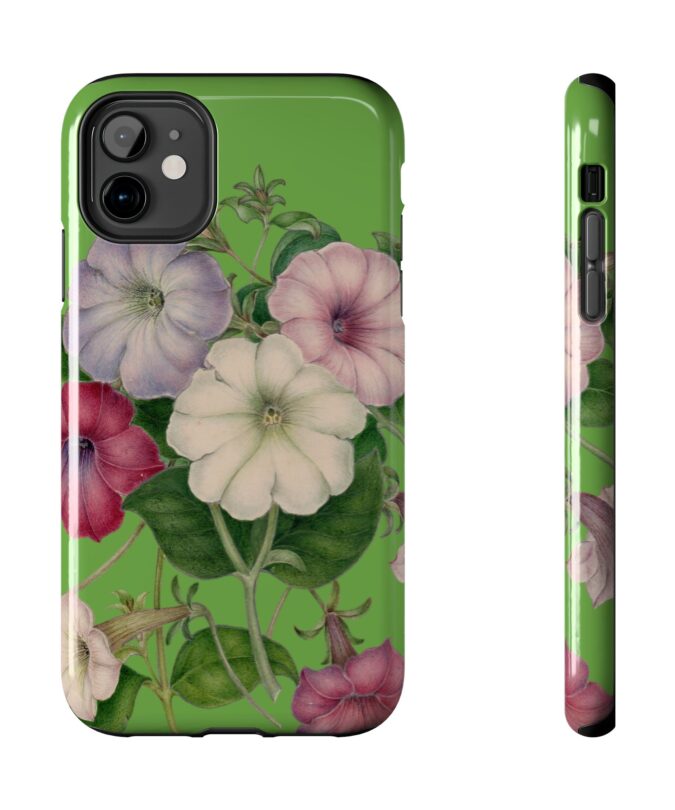Petunias Phone Case - Green