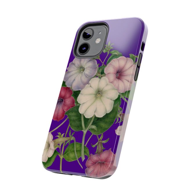 Petunias Phone Case - Indigo - Image 15
