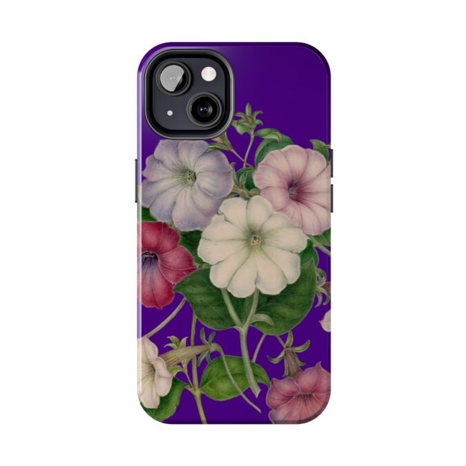 Petunias Phone Case - Indigo - Image 30