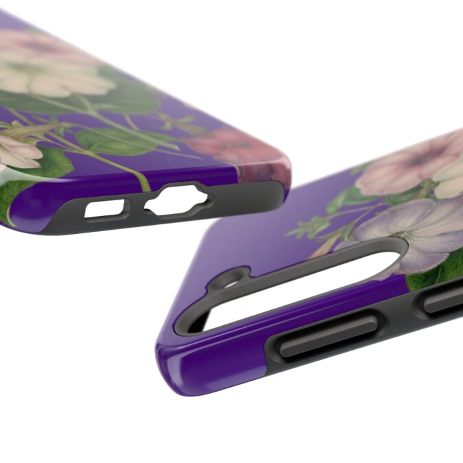 Petunias Phone Case - Indigo - Image 87
