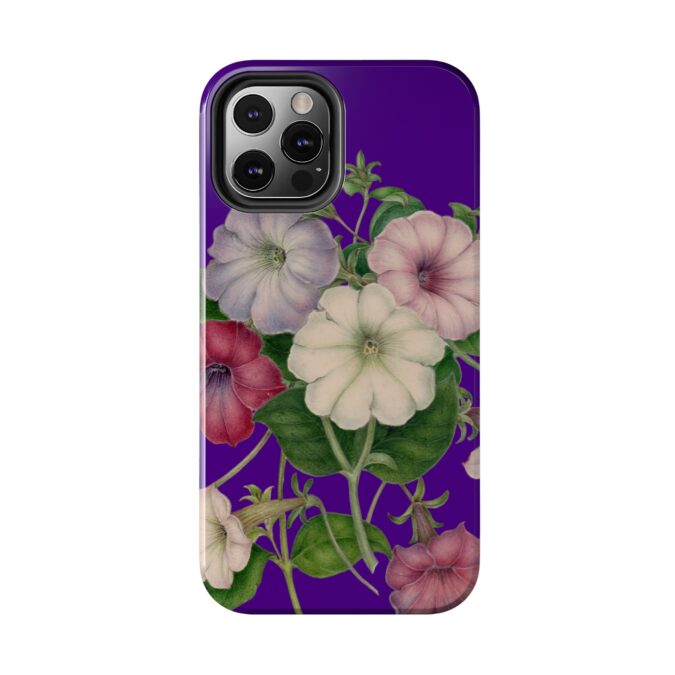 Petunias Phone Case - Indigo - Image 22