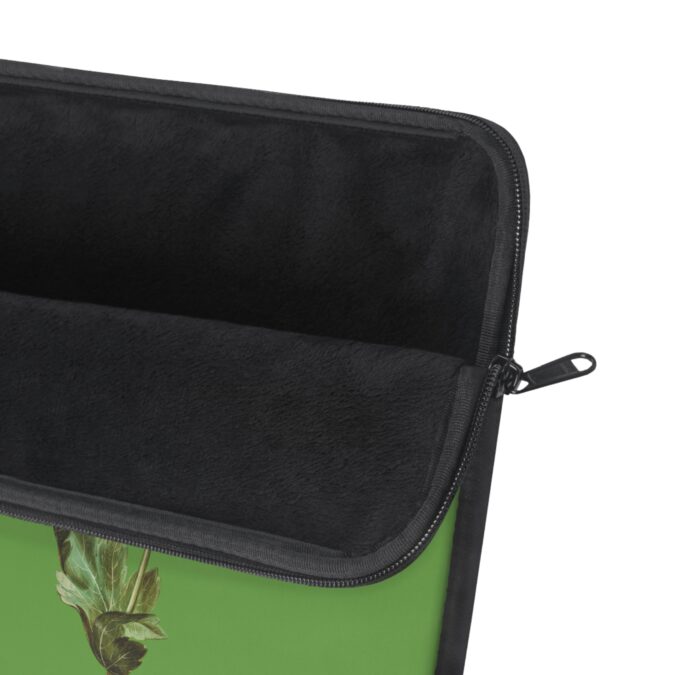 Poppies Laptop Sleeve - Green - Image 6