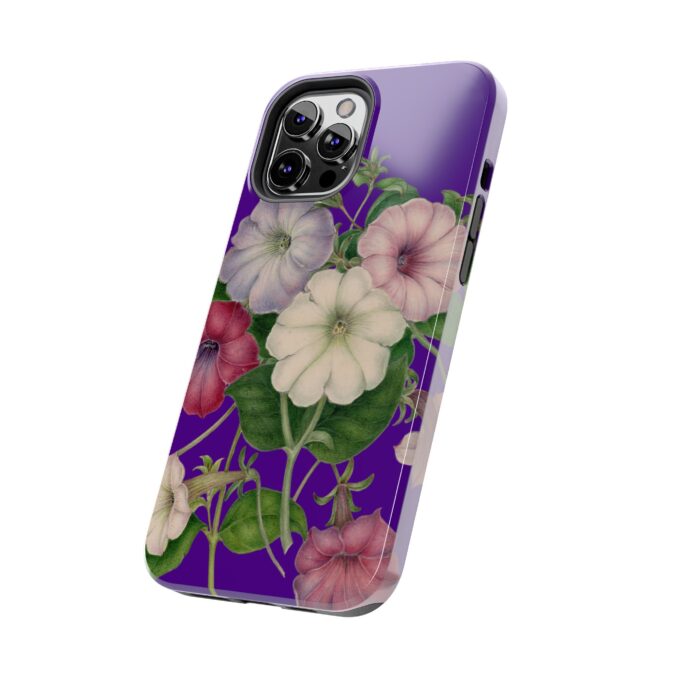 Petunias Phone Case - Indigo - Image 27