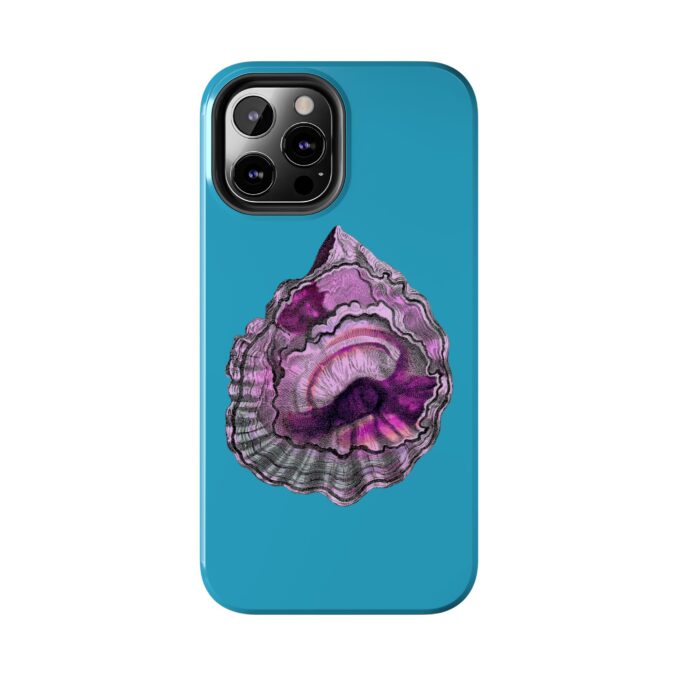 Pink Oyster Shell Phone Case - Turquoise - Image 26