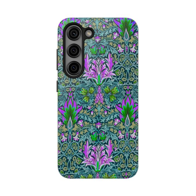 Pink & Green Floral Patterned Phone Case - Image 85