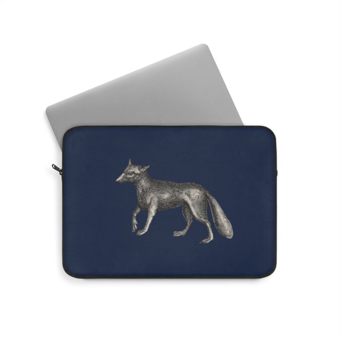 Fox Laptop Sleeve - Navy - Image 5