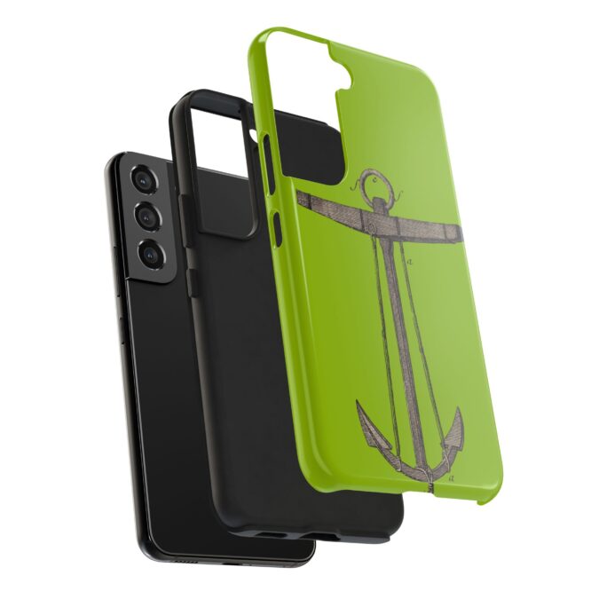18th C. Anchor Phone Case - Lime Green - Image 86