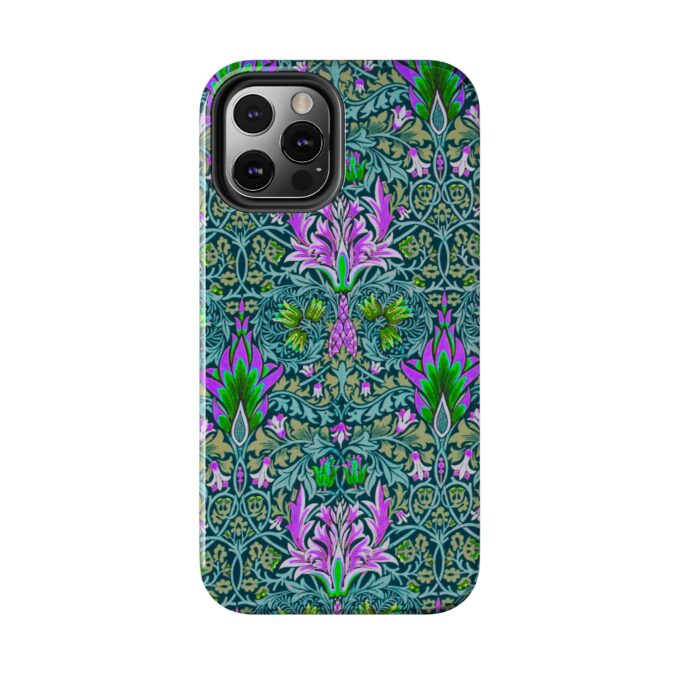 Pink & Green Floral Patterned Phone Case - Image 22