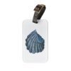 Blue Shell Luggage Tag - White