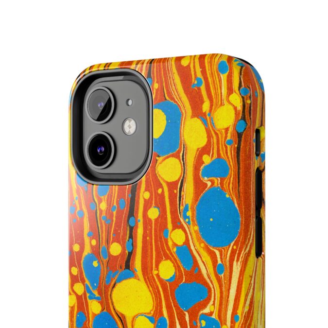 Marbled Phone Case - Orange, Yellow & Blue - Image 20