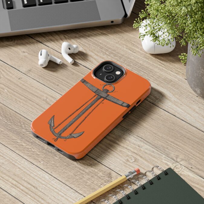 18th C. Anchor Phone Case - Orange - Image 46