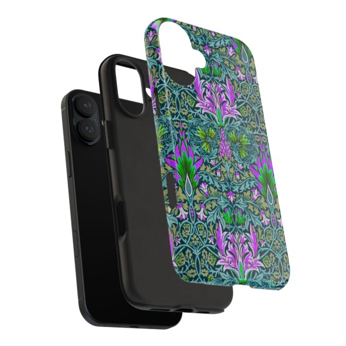 Pink & Green Floral Patterned Phone Case - Image 80