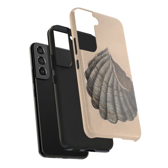 19th C. Blue & Brown Shell Phone Case - Image 92