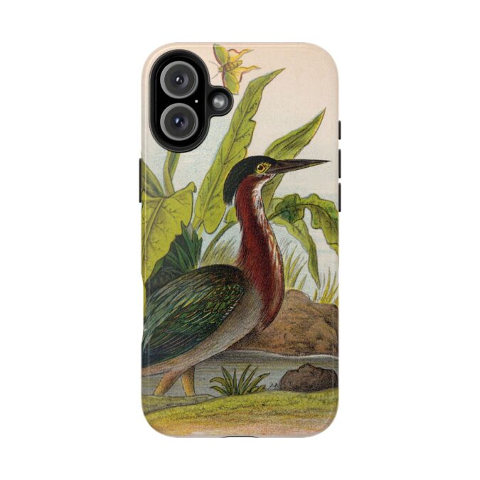 Green Heron Phone Case - Image 78