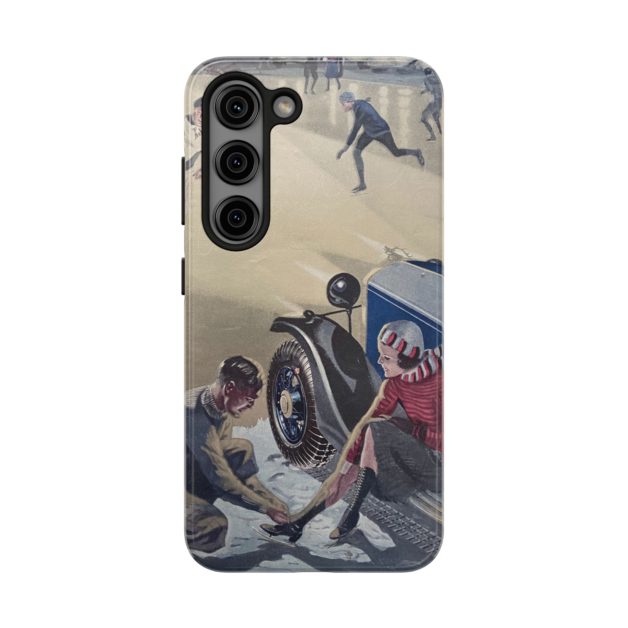 1930s Skating Party iPhone Case - Image 85
