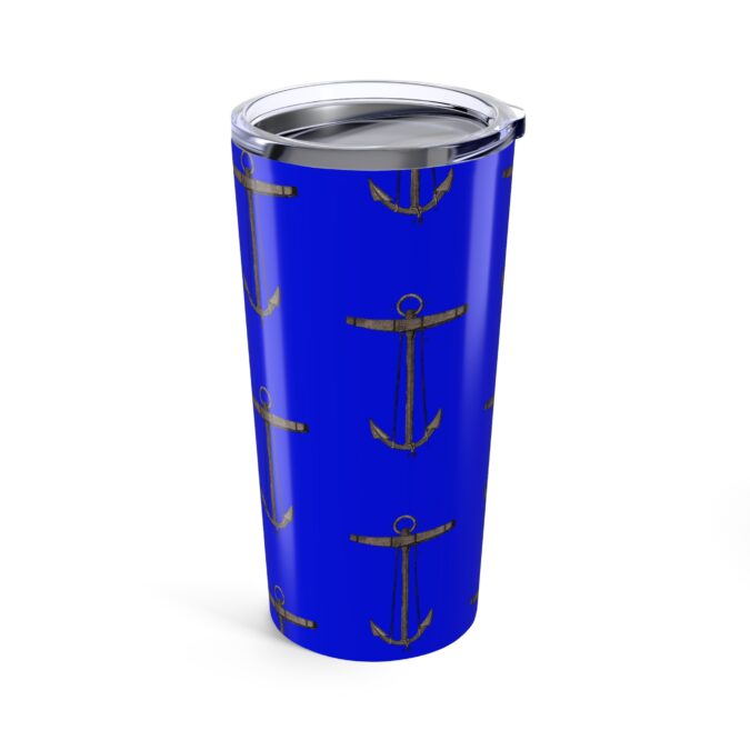 Anchor Tumbler  - Royal Blue - Image 3
