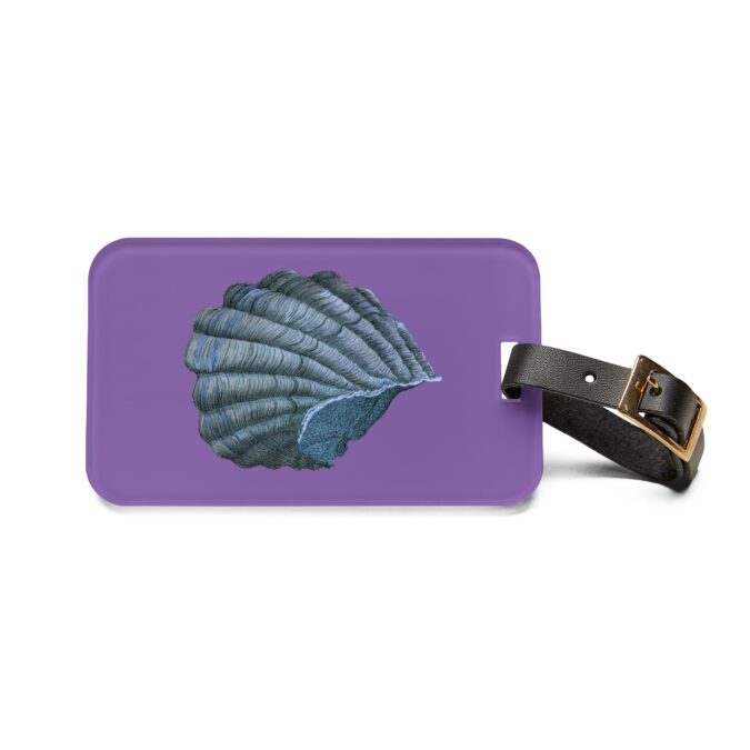 Blue Shell Luggage Tag - Violet - Image 2