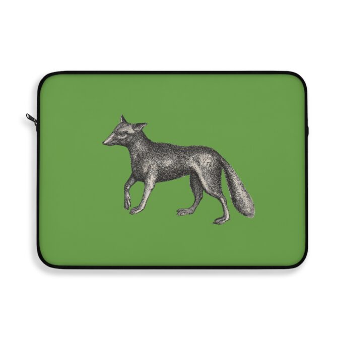 Fox Laptop Sleeve - Green - Image 7