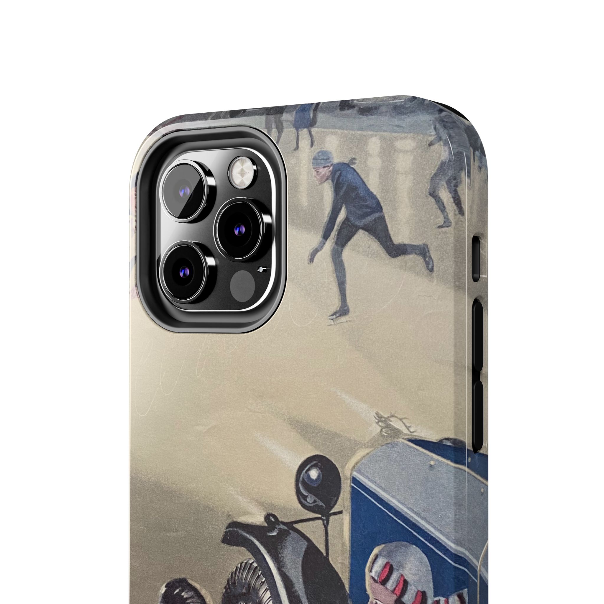 1930s Skating Party iPhone Case - Image 24