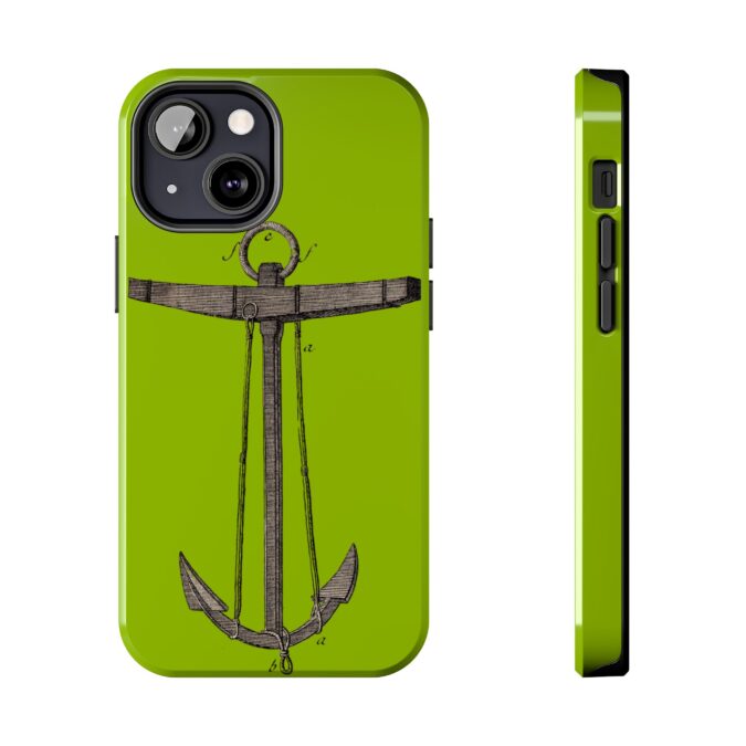 18th C. Anchor Phone Case - Lime Green - Image 33