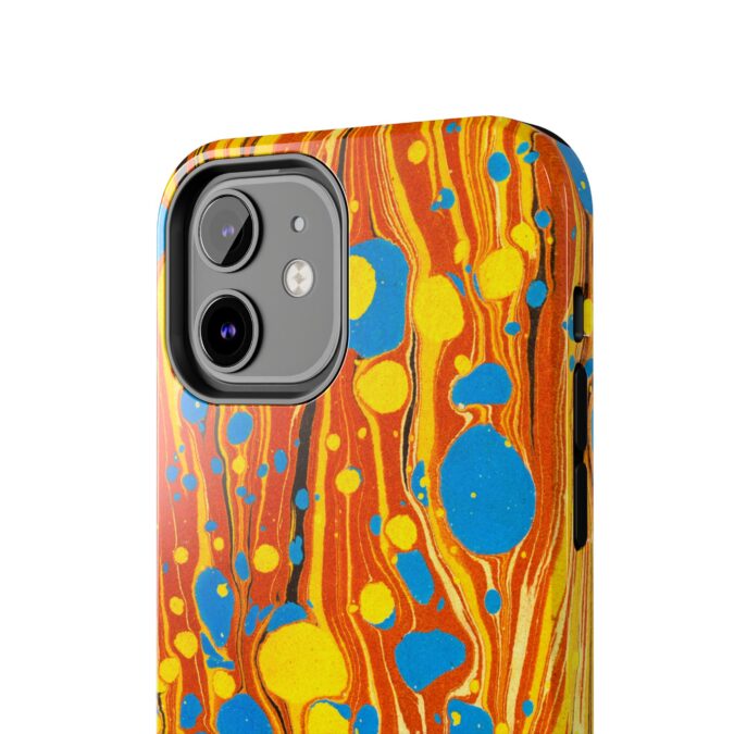 Marbled Phone Case - Orange, Yellow & Blue - Image 16