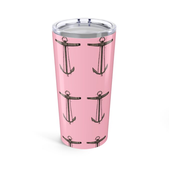Anchor Tumbler  - Pale Pink - Image 2