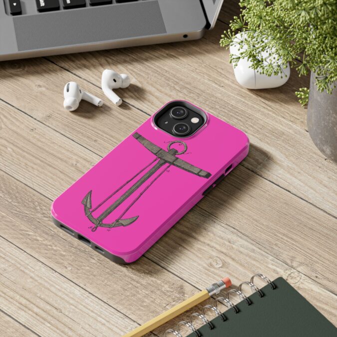 18th C. Anchor Phone Case - Bright Magenta - Image 46