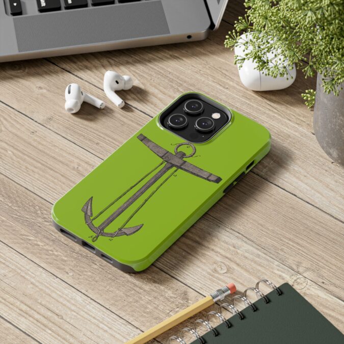 18th C. Anchor Phone Case - Lime Green - Image 50