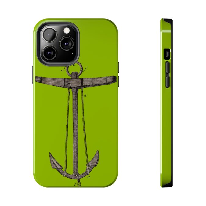 18th C. Anchor Phone Case - Lime Green - Image 41