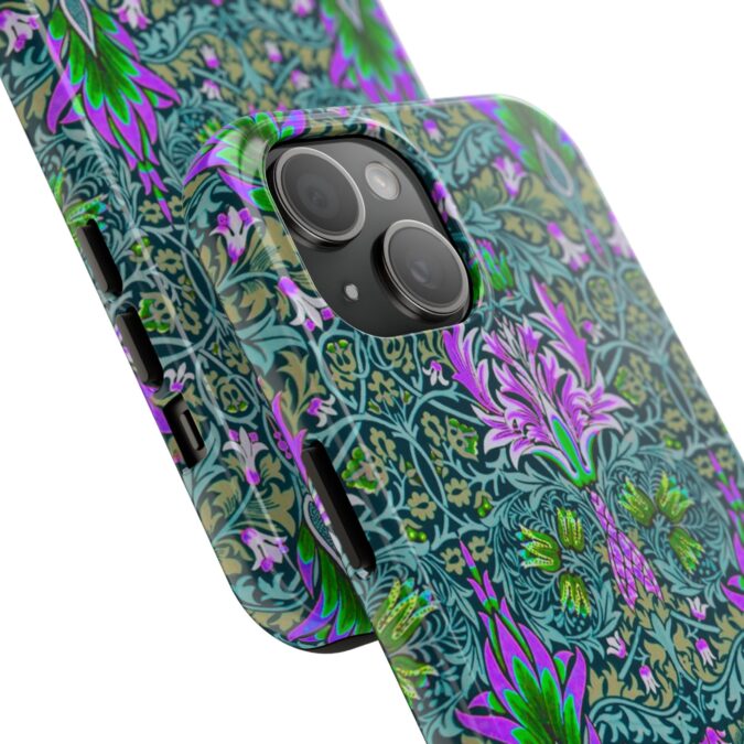 Pink & Green Floral Patterned Phone Case - Image 54