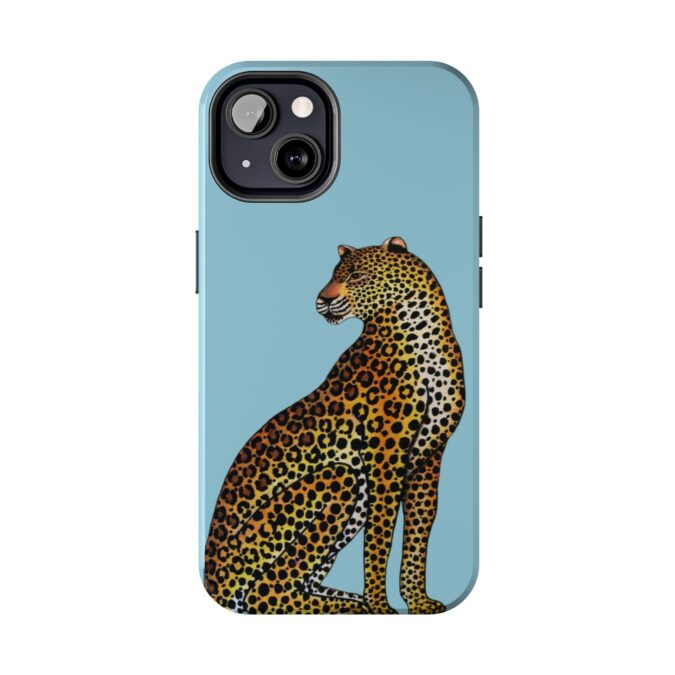 Leopard Phone Case - Pale Blue - Image 30