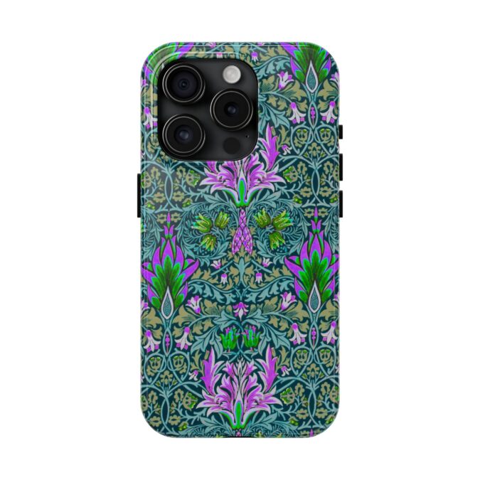 Pink & Green Floral Patterned Phone Case - Image 57