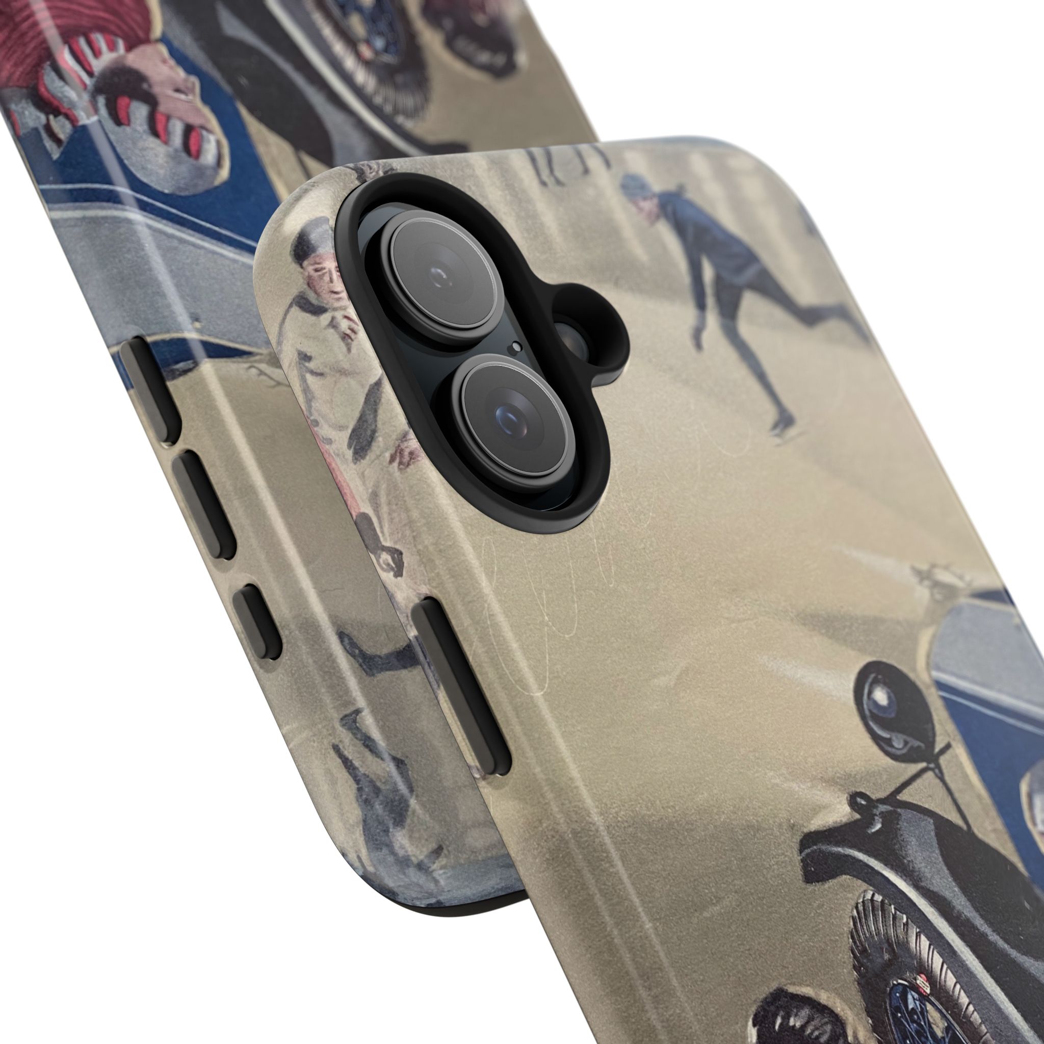 1930s Skating Party iPhone Case - Image 79