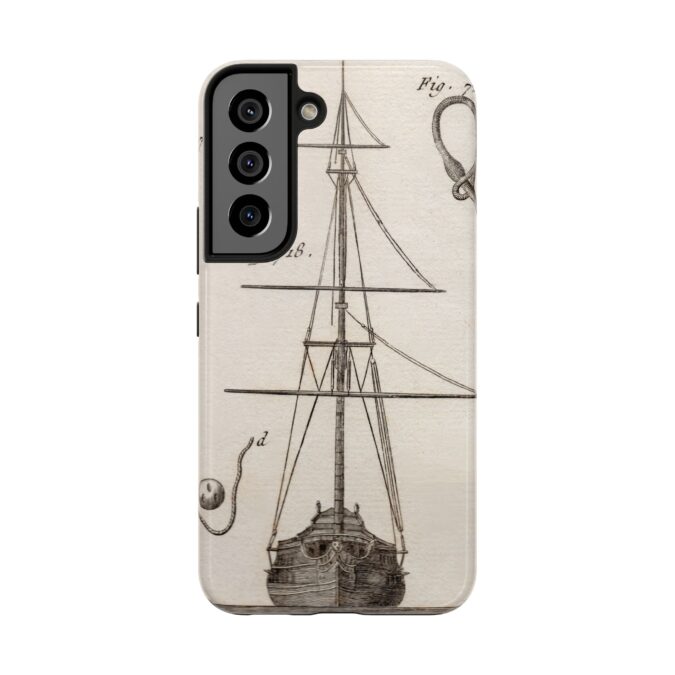 18th C.  Sailboat Phone Case - Image 76