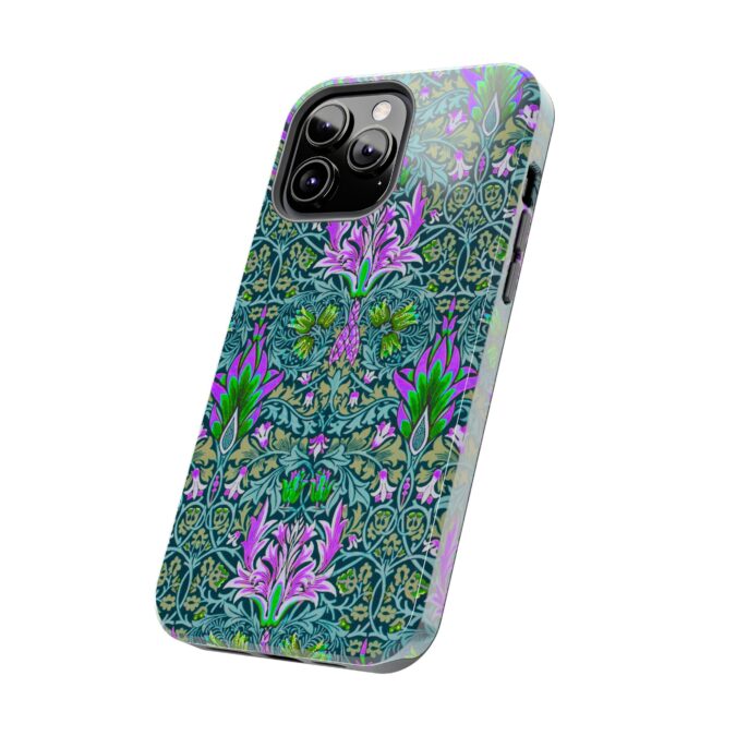 Pink & Green Floral Patterned Phone Case - Image 43