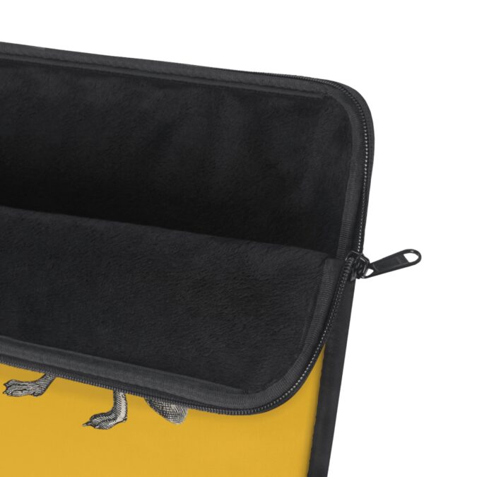 Fox Laptop Sleeve - Yellow - Image 6
