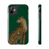 Leopard Phone Case - Racing Green