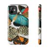Aqua & Spotted Butterflies Phone Case
