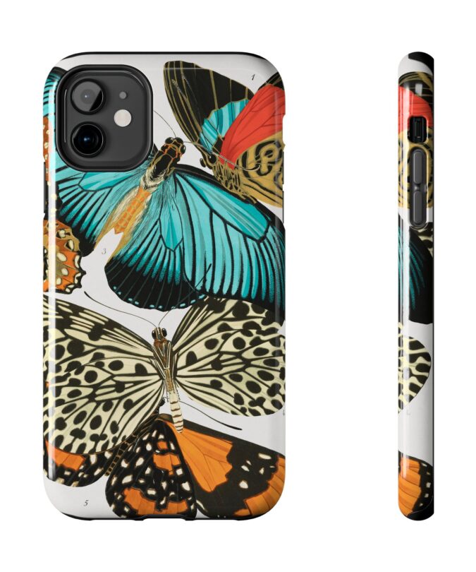 Aqua & Spotted Butterflies Phone Case