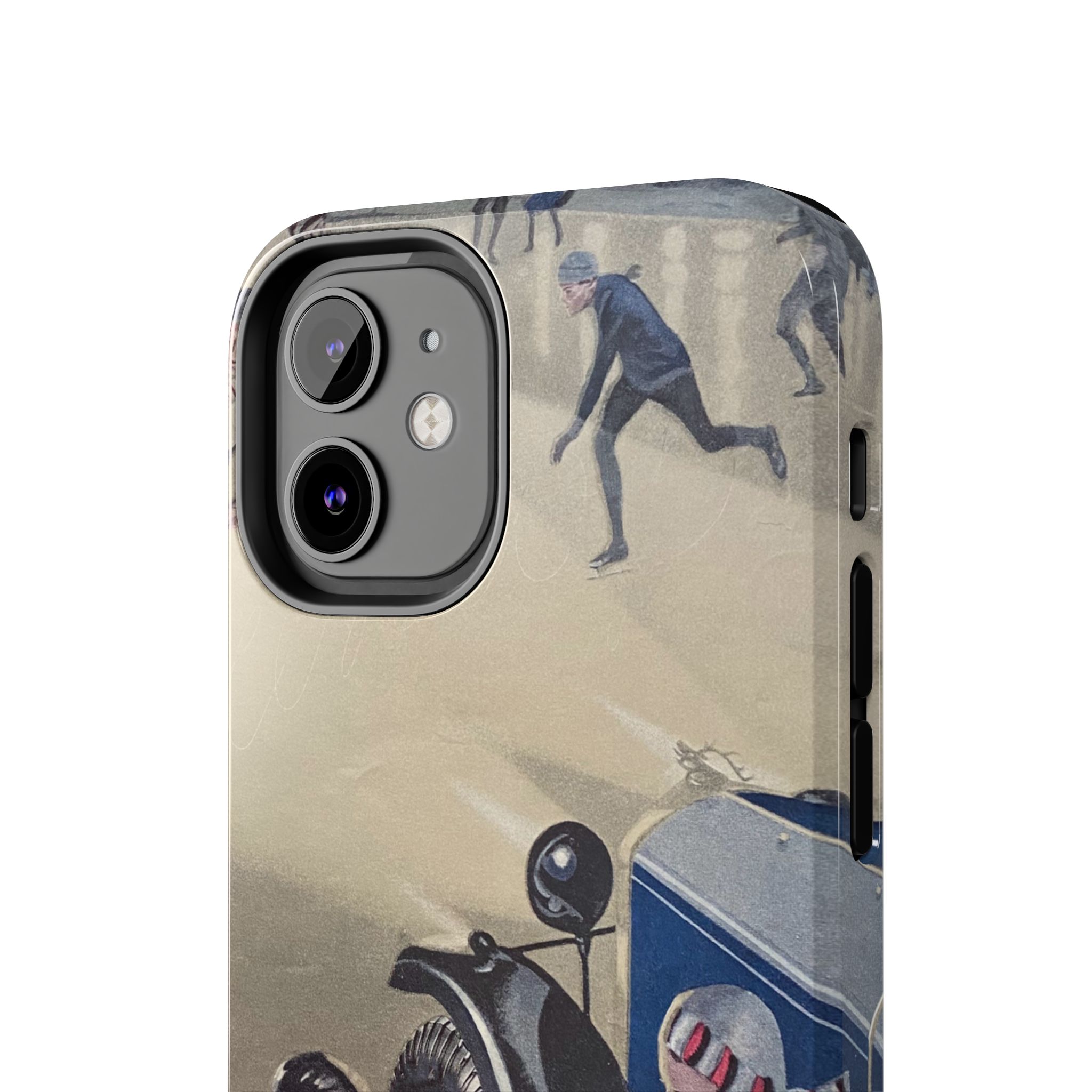 1930s Skating Party iPhone Case - Image 20