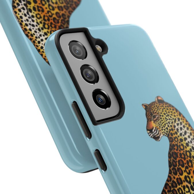 Leopard Phone Case - Pale Blue - Image 90