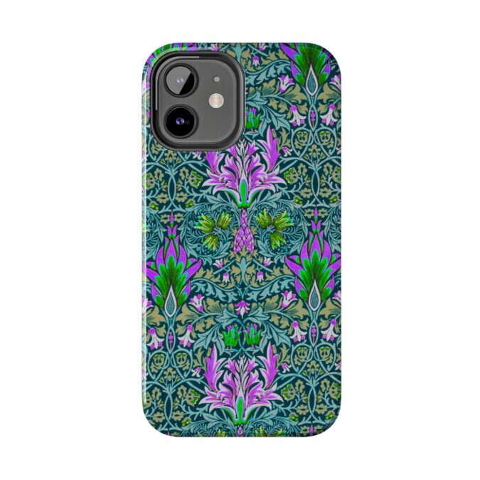 Pink & Green Floral Patterned Phone Case - Image 14