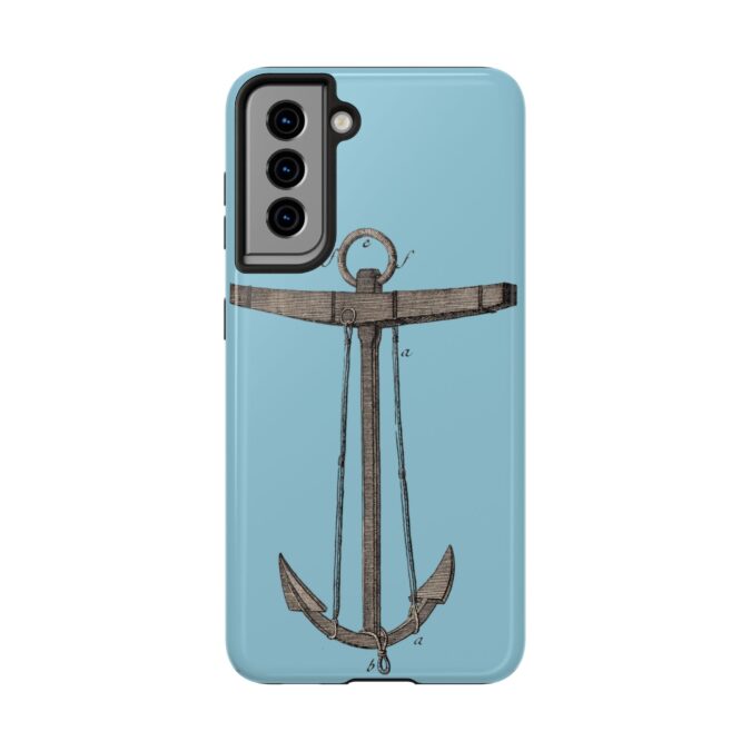 18th C. Anchor Phone Case - Pale Blue - Image 83